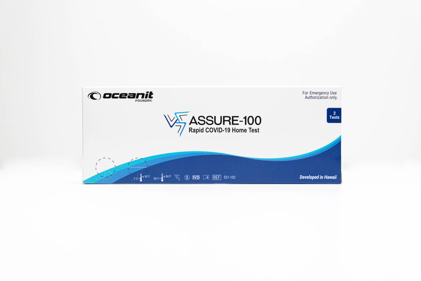 The ASSURE-100 Rapid COVID-19 Home Test (Box of 2)